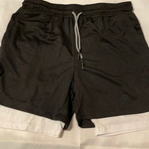 Athletic shorts, lined and new